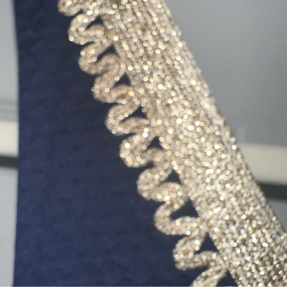 Lilly Pulitzer Junie Shift Dress - Navy Blue & Gold - Picture 3 of 7